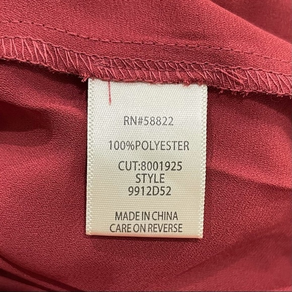 🔥 Max Studio Floral Flutter Boho Prairie Surplice Dress L New - Picture 12 of 13